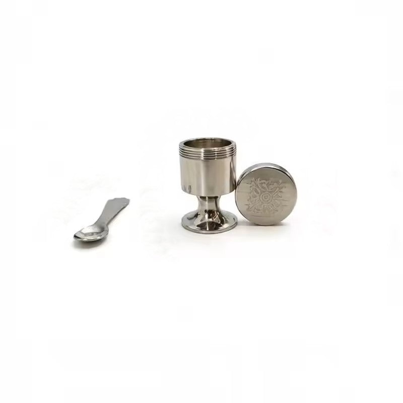Set de Communion Portable Orthodoxe — Calice, Cuillère et Fiole