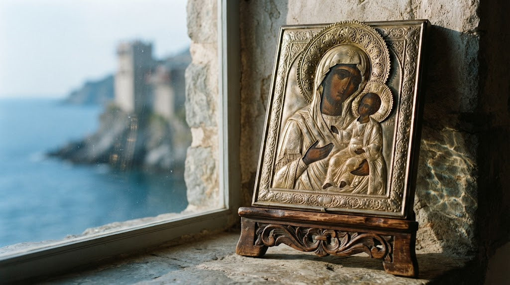 Panagia Glykophilousa : l'icône de la Vierge du Doux Baiser