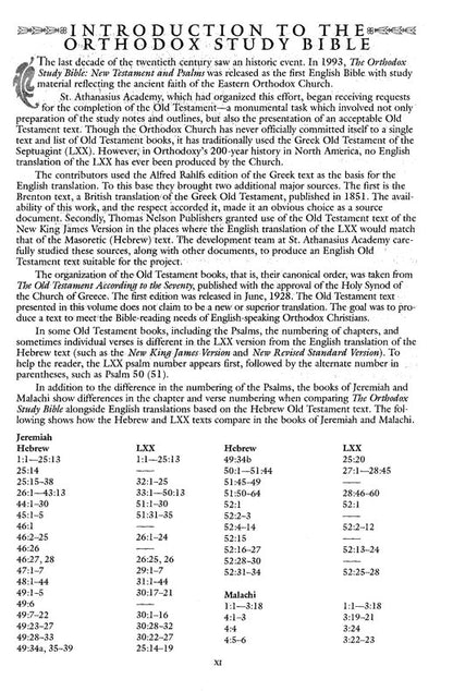 The Orthodox Study Bible