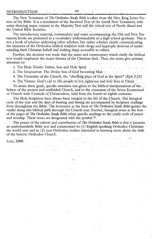 The Orthodox Study Bible