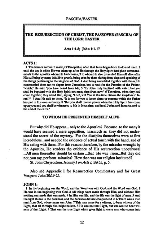 The Bible and the Holy Fathers for Orthodox