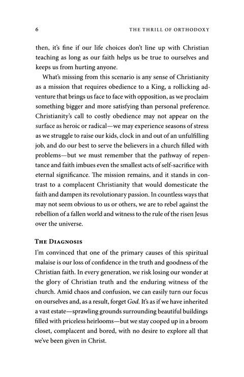 The Thrill of Orthodoxy: Rediscovering the Adventure of Christian Faith