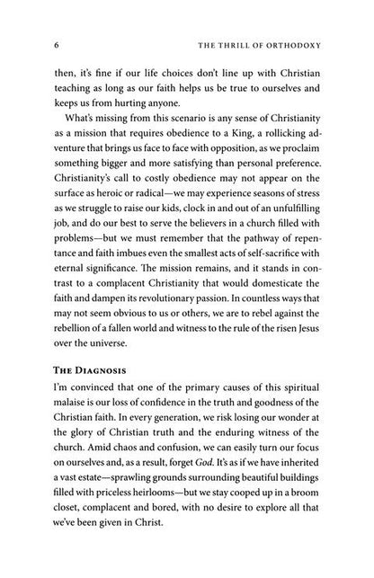 The Thrill of Orthodoxy: Rediscovering the Adventure of Christian Faith