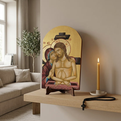 Ikone der Äußersten Erniedrigung (Akra Tapeinosis) — Christus im Grab