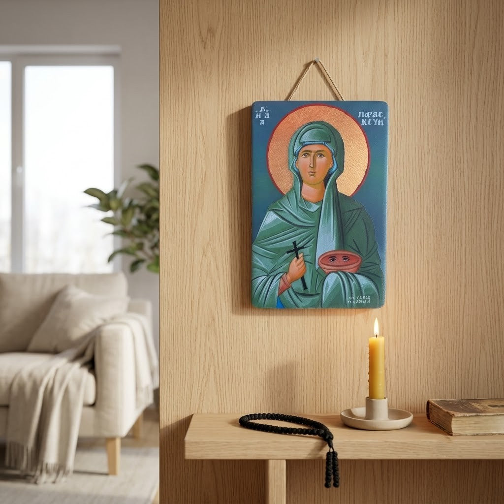 Icon of Saint Paraskevi — Protector of Eyesight
