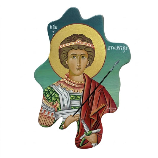 Icona di San Giorgio — Ritratto a Busto