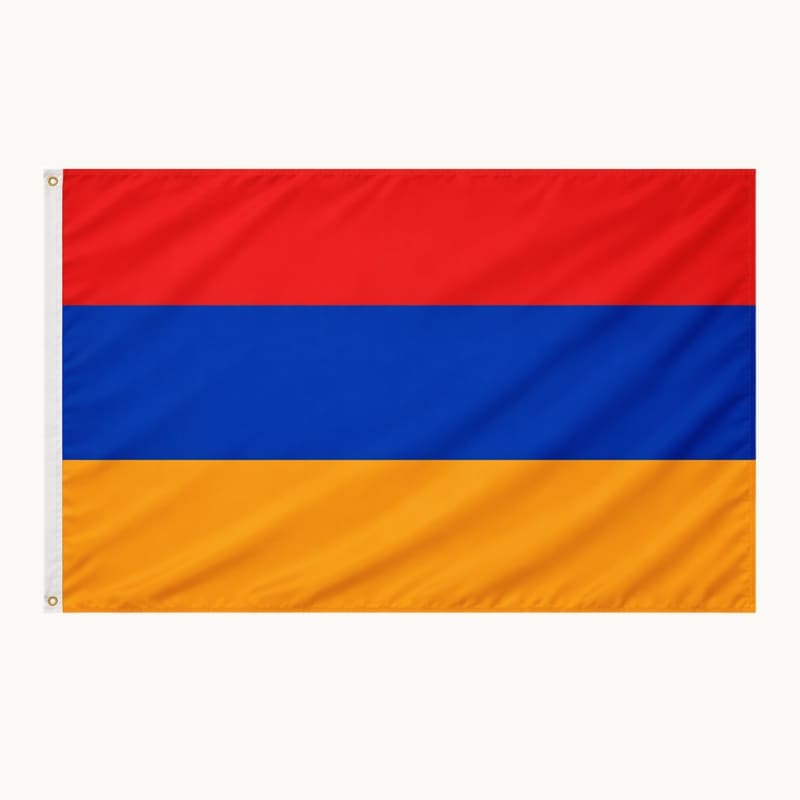 Acheter un drapeau de l'Arménie authentique à accrocher