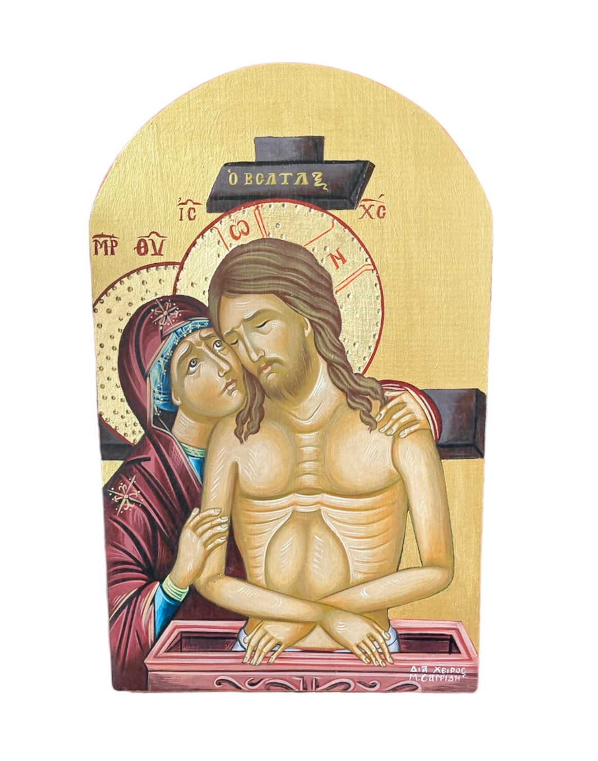 Ikone der Äußersten Erniedrigung (Akra Tapeinosis) — Christus im Grab
