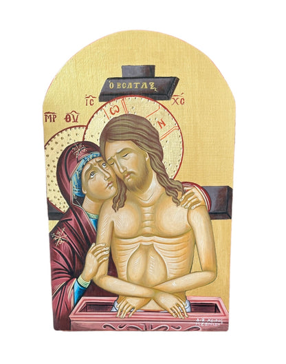 Ikone der Äußersten Erniedrigung (Akra Tapeinosis) — Christus im Grab