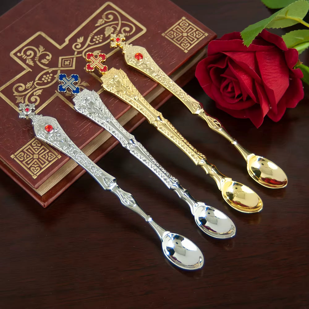 Cuillère de Communion Orthodoxe Plaquée Or