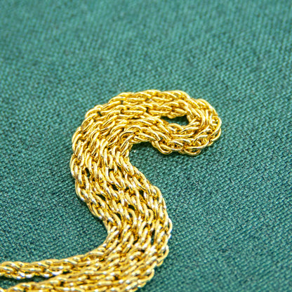 Croix Pectorale Russe Plaquée Or avec Pierre Rouge — Collier Prêtre Orthodoxe