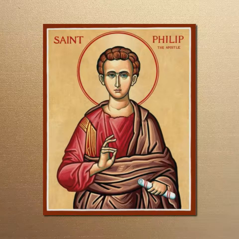 Icône Saints Pierre et Paul sur Toile — Art Byzantin Orthodoxe HD pour Église et Maison