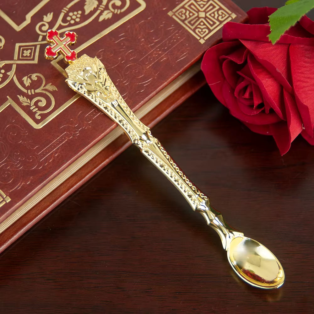 Cuillère de Communion Orthodoxe Plaquée Or
