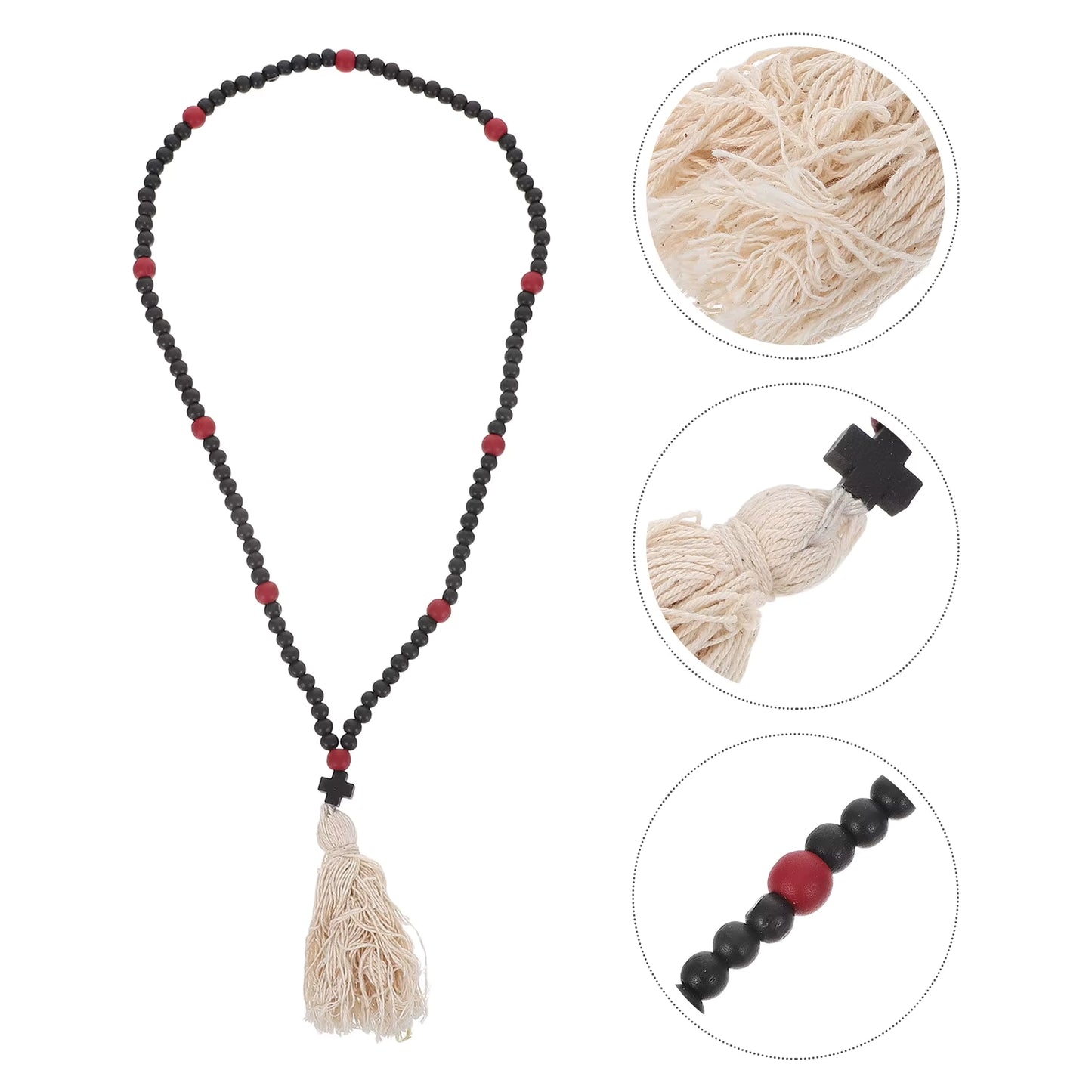 Chapelet de Prière Orthodoxe en Bois, 110 Grains