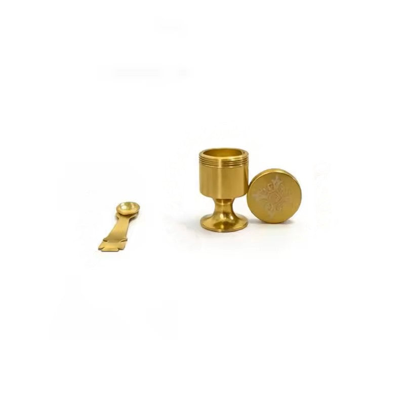 Set de Communion Portable Orthodoxe — Calice, Cuillère et Fiole
