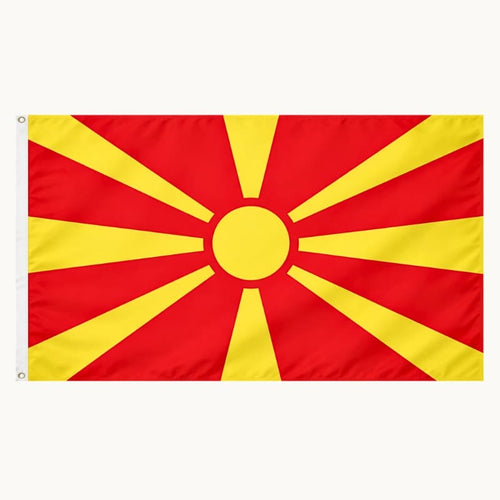 Drapeau de la Macédoine : signification et achat en ligne