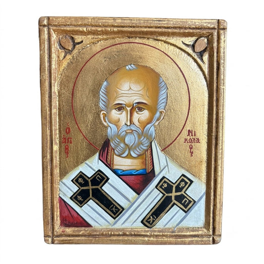 Ikone des Heiligen Nikolaus von Myra — Der Wundertäter
